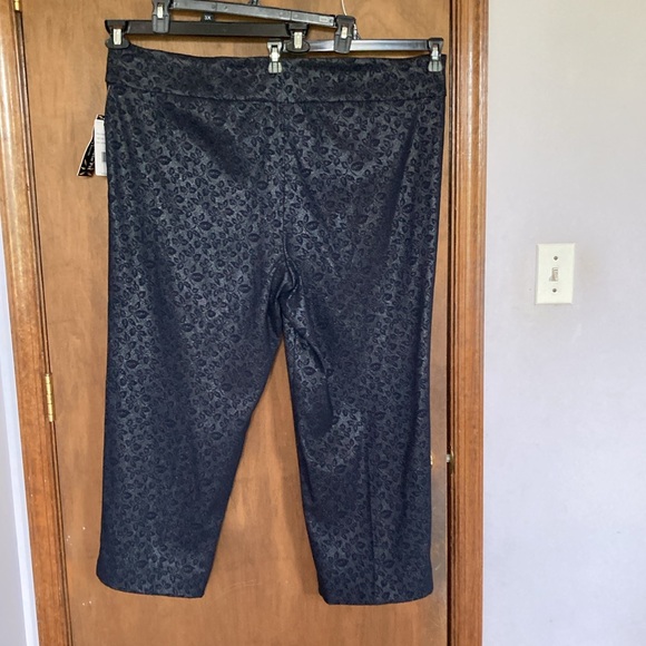 Zac & Rachel pant navy rose sparkle the ultimate fit pant 24W - Picture 13 of 16